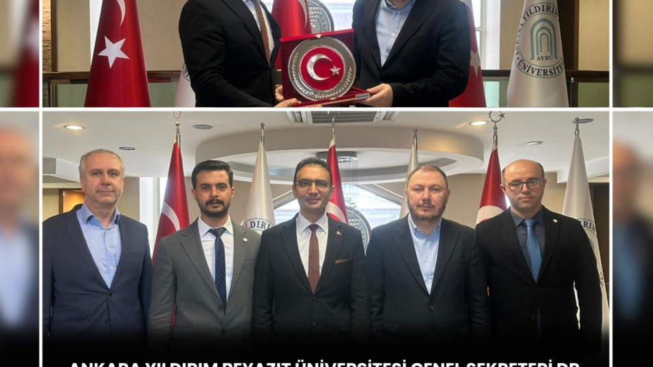 YILDIRIM BEYAZIT ÜNİVERSİTESİ GENEL SEKRETERİ DR. ÖĞR. ÜYESİ MÜMİN ŞEN’İ ZİYARET ETTİK.